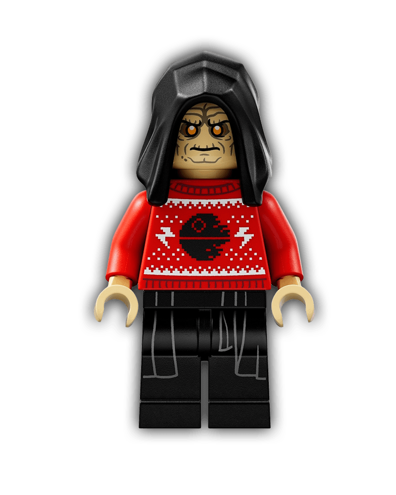 LEGO Star Wars Minifigure Emperor Palpatine - Holiday Sweater (SW1297)