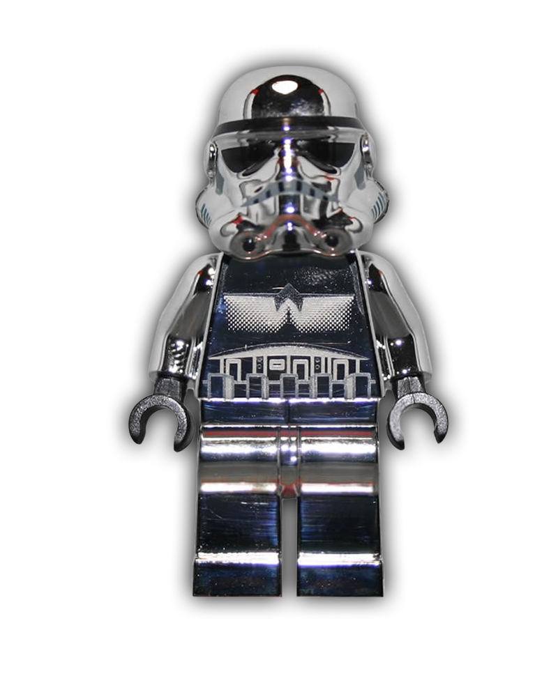 LEGO Star Wars Minifigure Imperial Stormtrooper - Chrome Silver (SW0097)