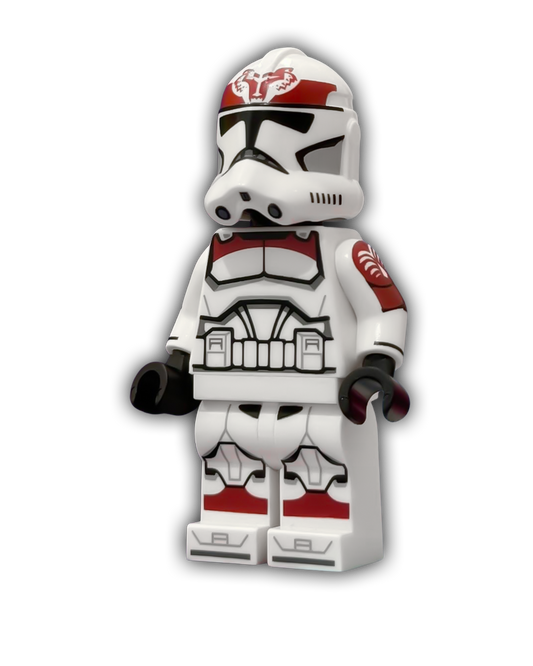 Dark Red Howl Trooper V2 Custom Minifigure