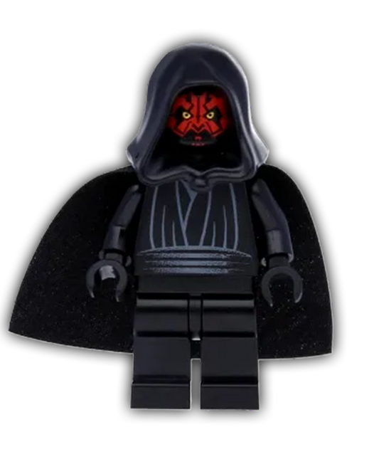 LEGO Star Wars Minifigure Darth Maul - Hood and Cape, Sash without Pouch (SW0003)