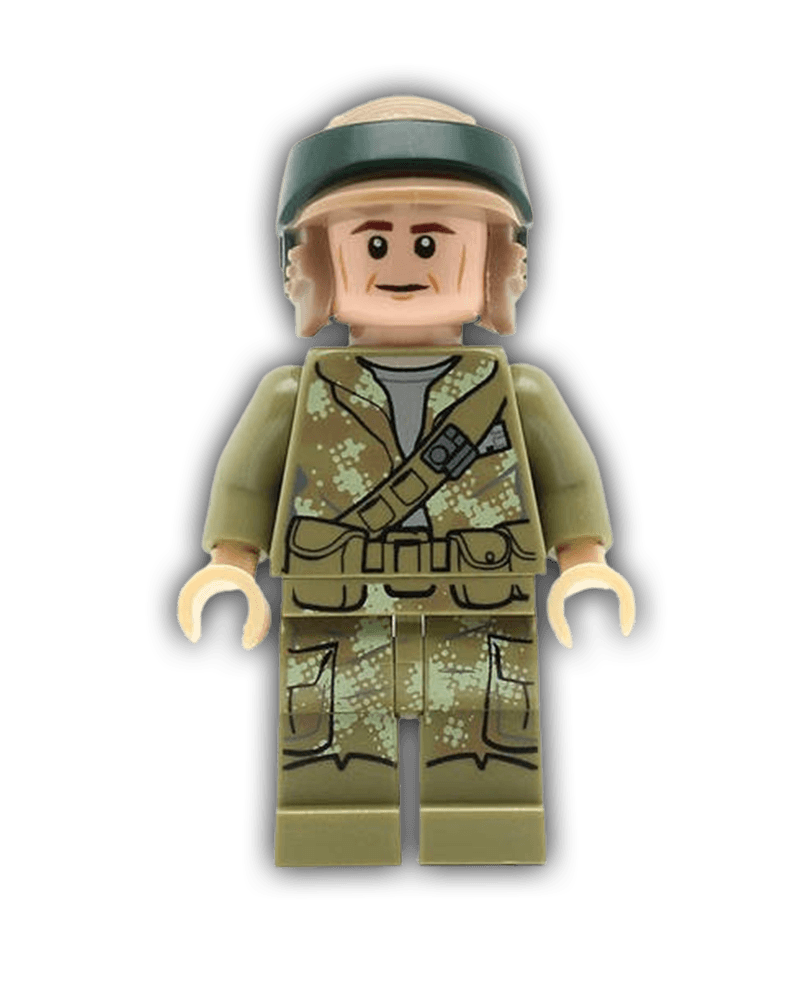 LEGO Star Wars Minifigure Endor Rebel Trooper 1 (Olive Green) (SW0645)