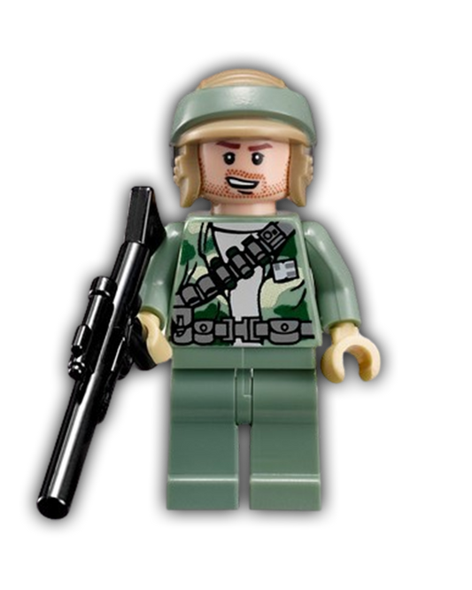 LEGO Star Wars Minifigure Endor Rebel Commando - Stubble (SW0368)