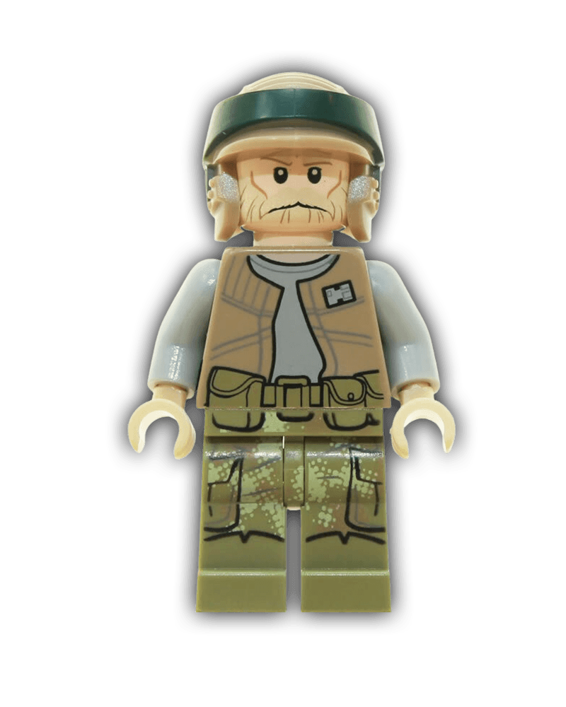 LEGO Star Wars Minifigure Endor Rebel Trooper 2 (Olive Green) (Commander Rex) (SW0646)