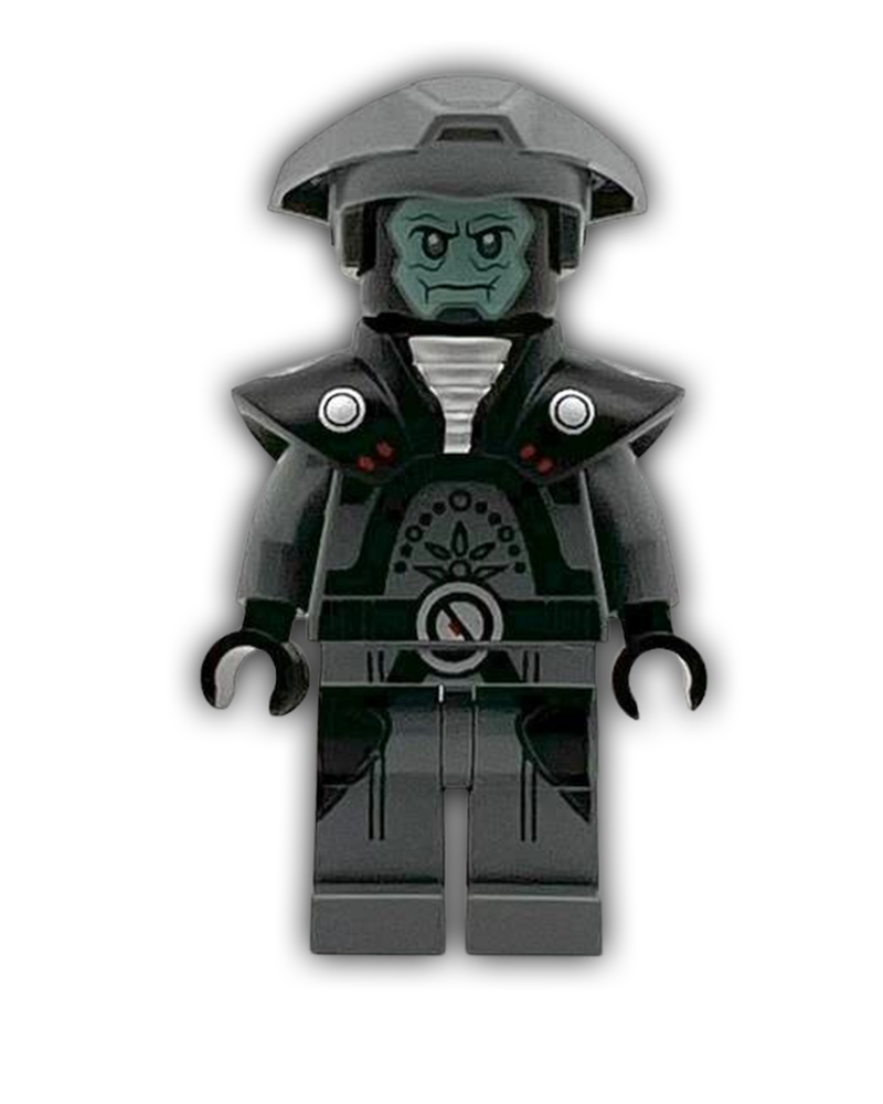 LEGO Star Wars Minifigure Imperial Inquisitor Fifth Brother - Dark Bluish Gray Uniform (SW0747)