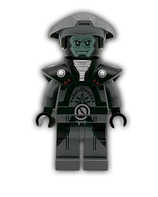 LEGO Star Wars Minifigure Imperial Inquisitor Fifth Brother - Dark Bluish Gray Uniform (SW0747)