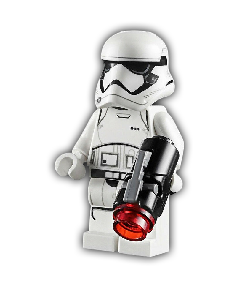 LEGO Star Wars Minifigure First Order Stormtrooper (Pointed Mouth Pattern) (SW0905)