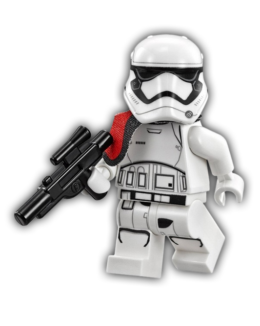 LEGO Star Wars Minifigure First Order Stormtrooper Officer (Rounded Mouth Pattern) (SW0664)