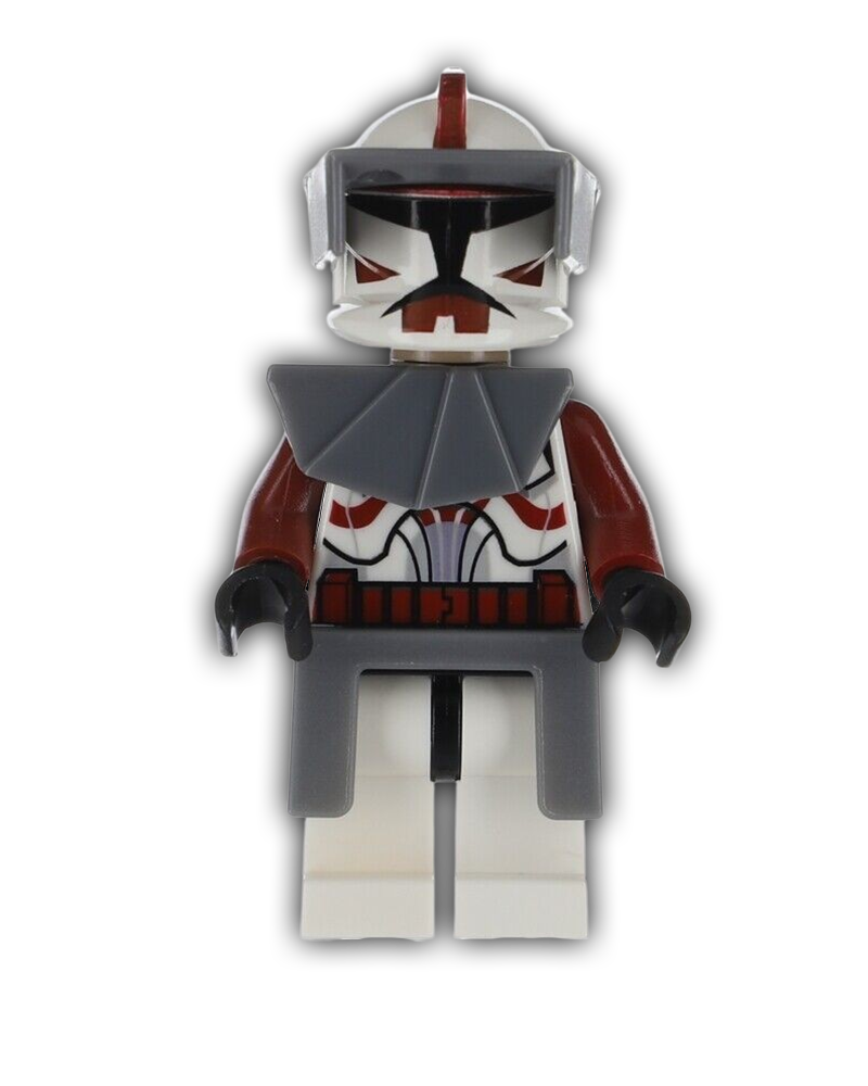 LEGO Star Wars Minifigure Clone Trooper Commander Fox, Coruscant Guard (Phase 1) (SW0202a)