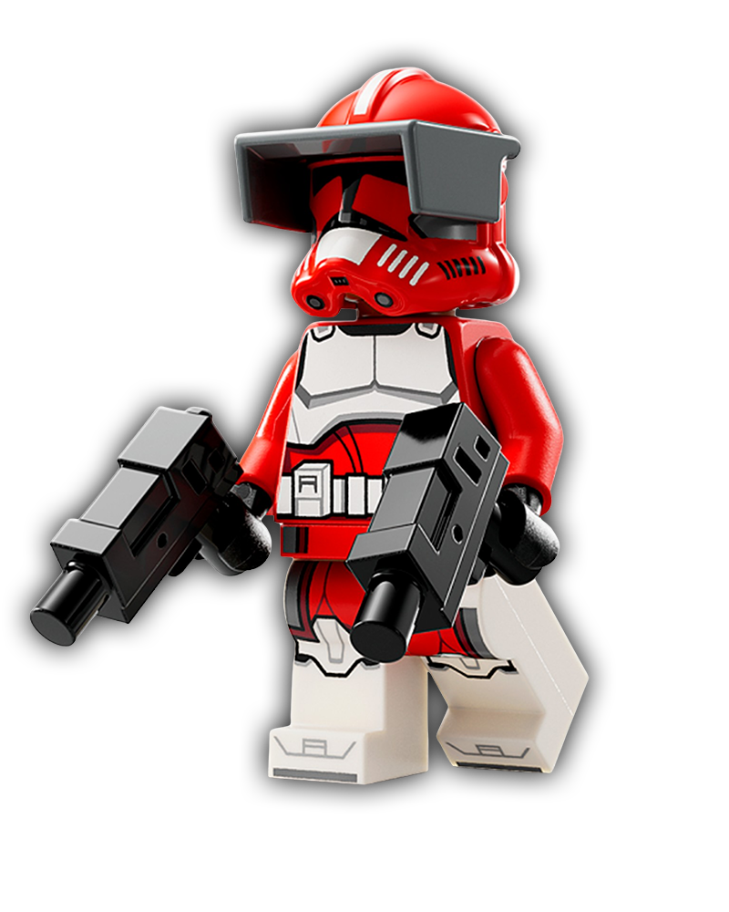 LEGO Star Wars Minifigure Clone Trooper Commander Fox (Phase 2) (SW1304)