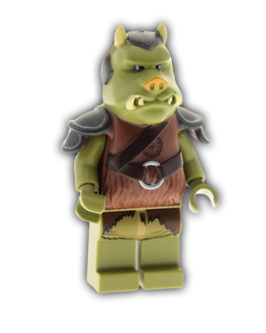 LEGO Star Wars Minifigure Gamorrean Guard (Olive Green, Detailed) (SW0405)