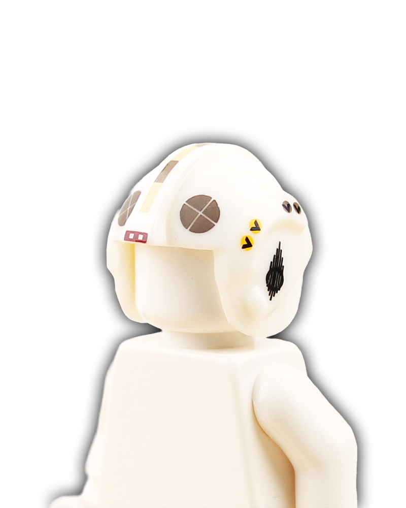 Gold Squadron Rebel Pilot Custom Helmet - Gold Five