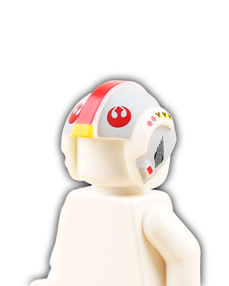Gold Squadron Rebel Pilot Custom Helmet - Gold Seven