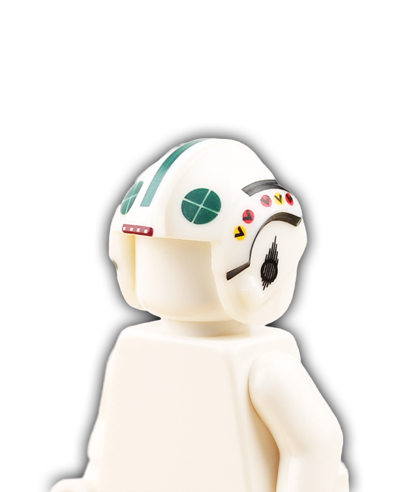 Green Squadron Rebel Pilot Custom Helmet - Green Ten