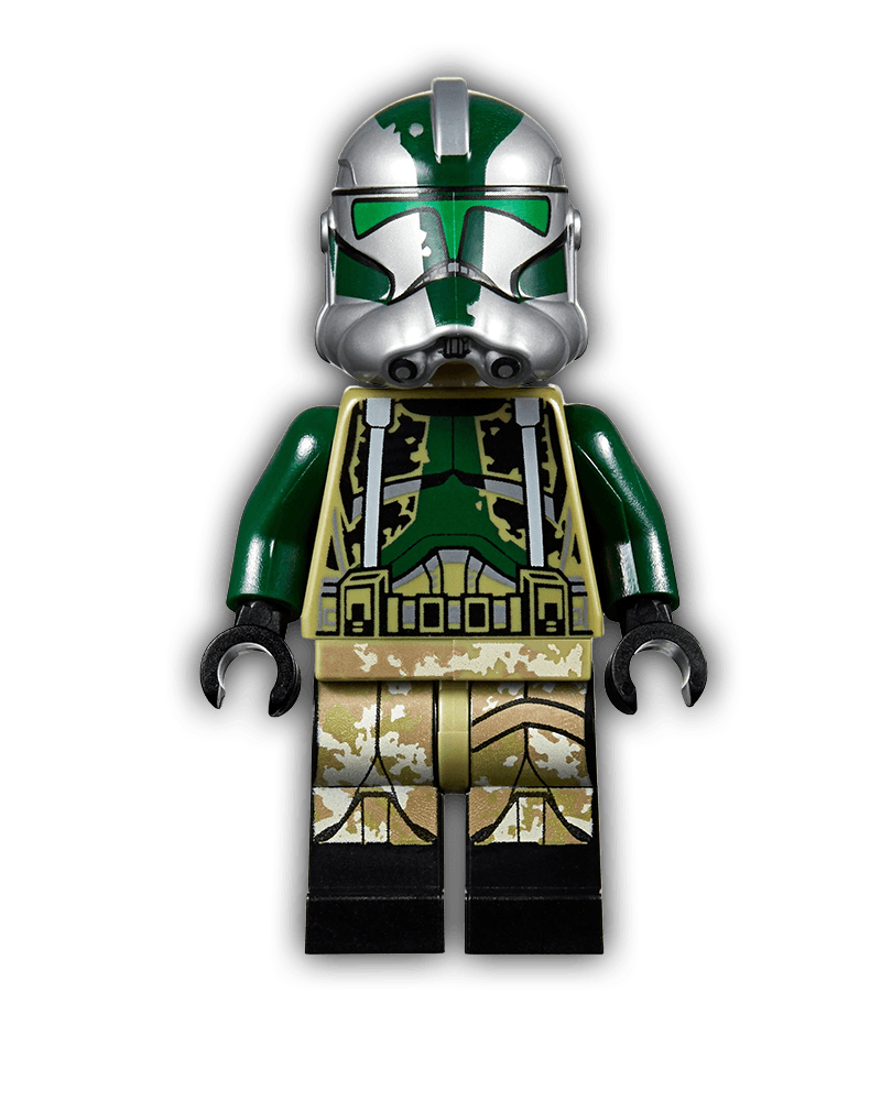 LEGO Star Wars Minifigure Clone Trooper Commander Gree, 41st Elite Corps (Phase 2) (SW0528)