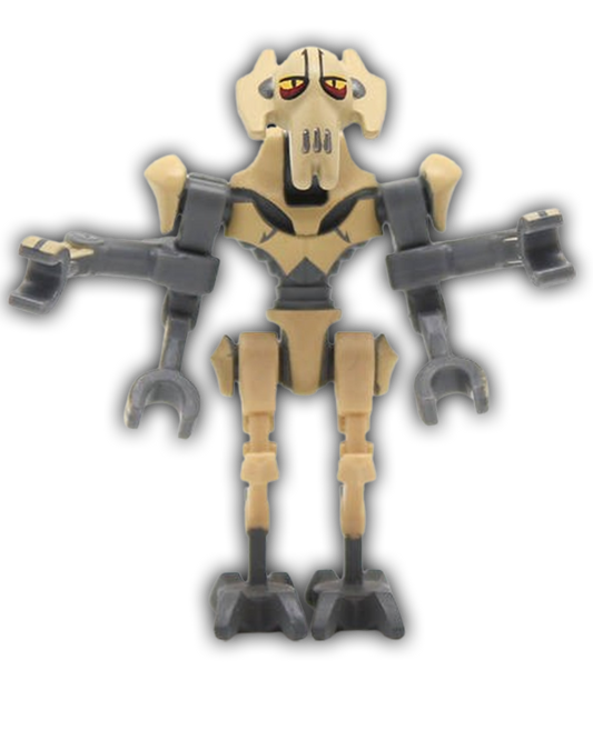 LEGO Star Wars Minifigure General Grievous - Bent Legs, Tan Armor (SW0254)