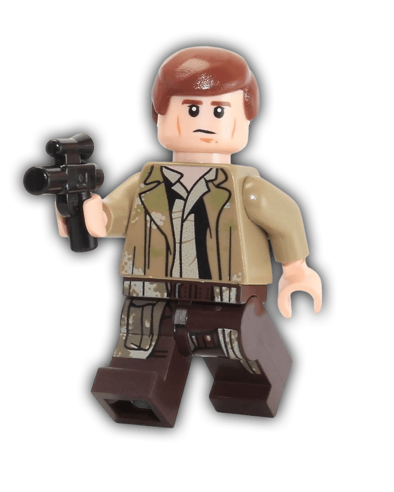 LEGO Star Wars Minifigure Han Solo (Endor Outfit) (SW0644)