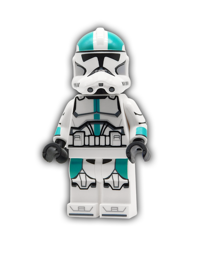 Captain Turquoise Trooper Custom Minifigure