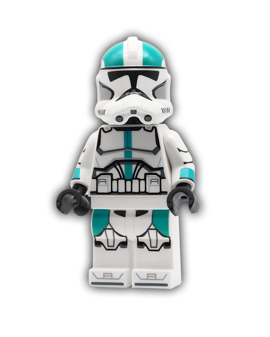 Captain Turquoise Trooper Custom Minifigure