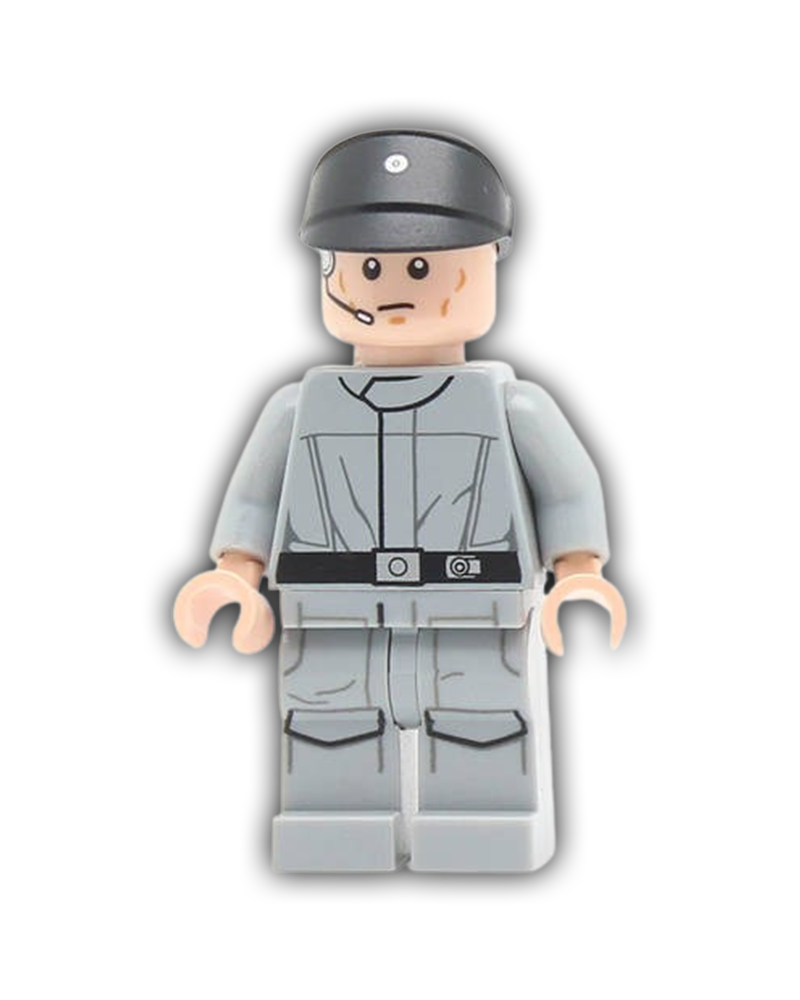 LEGO Star Wars Minifigure Imperial Crew - Black Cap, Closed Mouth (SW0693)