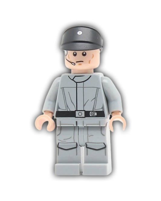 LEGO Star Wars Minifigure Imperial Crew - Black Cap, Closed Mouth (SW0693)