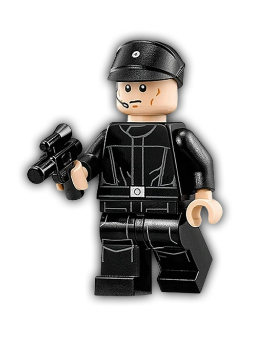 LEGO Star Wars Minifigure Imperial Crew, Black Jumpsuit, Cavalry Kepi (SW0545)