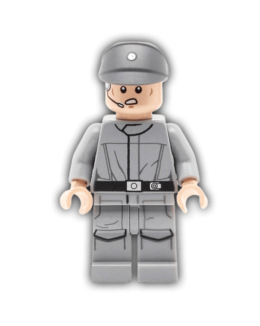 LEGO Star Wars Minifigure Imperial Crew - Dark Bluish Gray Cap (SW0584)