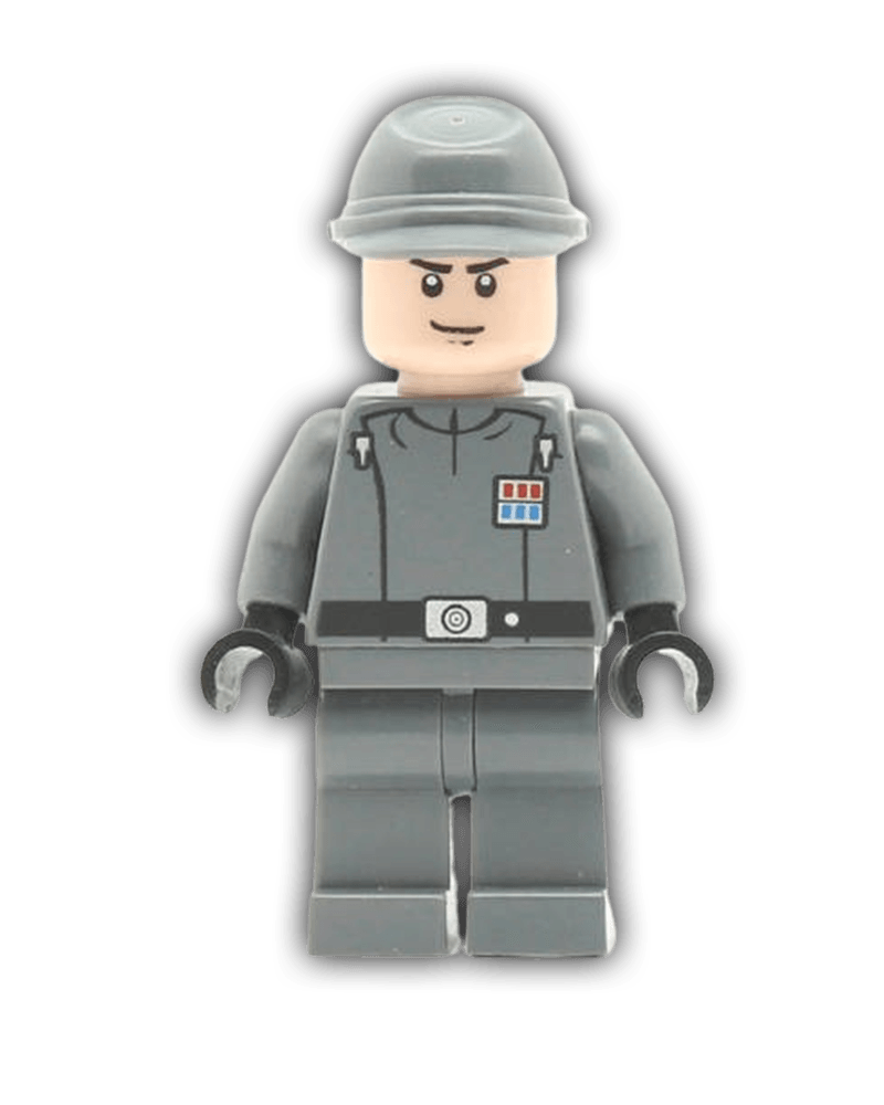 LEGO Star Wars Minifigure Imperial Officer Two Code Cylinders, Cavalry Kepi (SW0376)