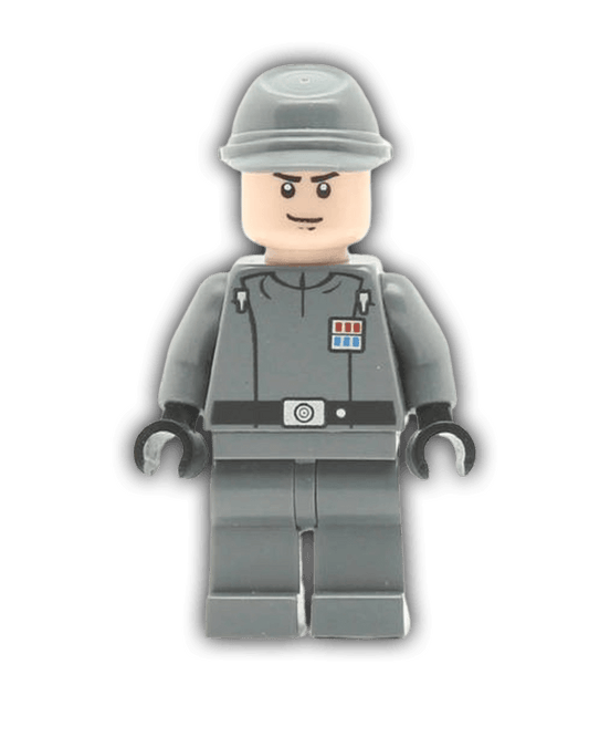 LEGO Star Wars Minifigure Imperial Officer Two Code Cylinders, Cavalry Kepi (SW0376)