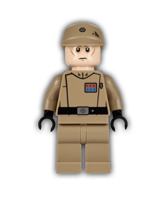 LEGO Star Wars Minifigure Imperial Officer - Dark Tan Uniform (SW0623)