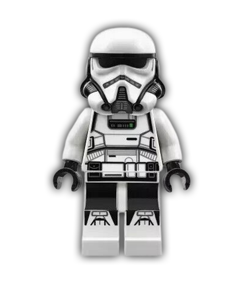 LEGO Star Wars Minifigure Imperial Patrol Trooper - Male, Light Nougat Head, Scowl (SW0914)