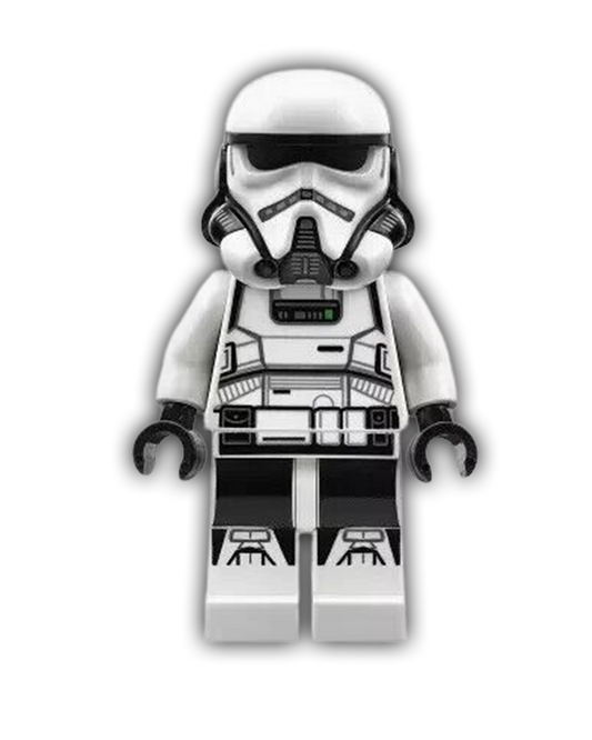 LEGO Star Wars Minifigure Imperial Patrol Trooper - Male, Light Nougat Head, Scowl (SW0914)