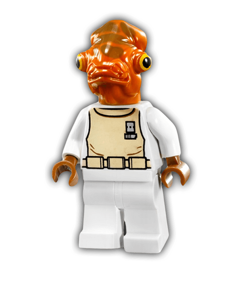 LEGO Star Wars Minifigure Admiral Ackbar (SW0247) - BricksAndFigsDE