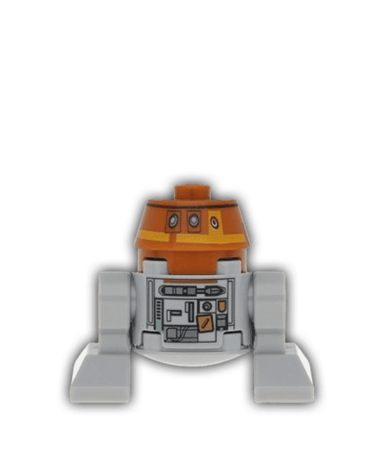 LEGO Star Wars Minifigure Astromech Droid, C1-10P (Chopper) - Light Bluish Gray Body (SW0565) - BricksAndFigsDE