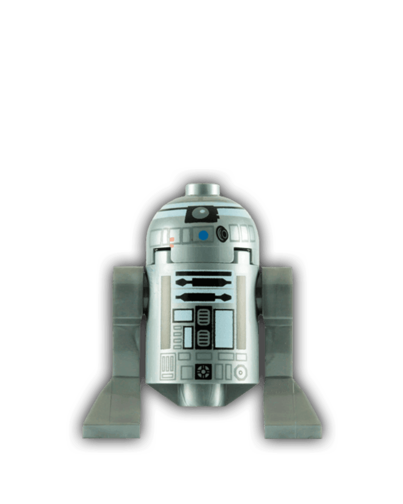 LEGO Star Wars Minifigure Astromech Droid, R2-Q2 (Small Red Dots) (SW0303) - BricksAndFigsDE