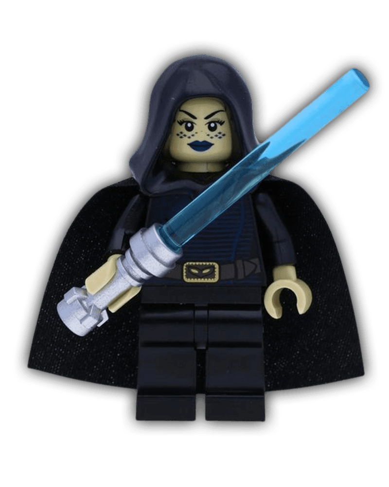 LEGO Star Wars Minifigure Barriss Offee Black Cape and Hood SW0269 BricksAndFigsDE