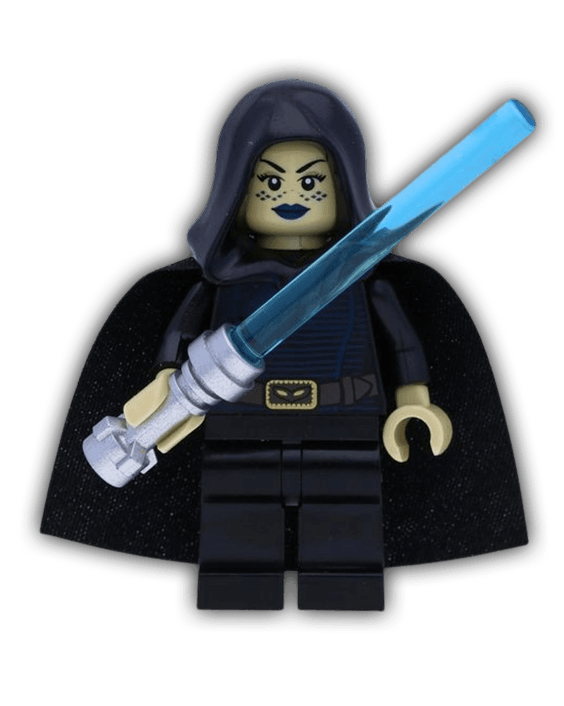 LEGO Star Wars Minifigure Barriss Offee - Black Cape and Hood (SW0269) - BricksAndFigsDE