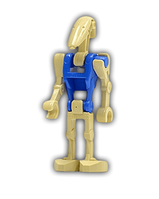 LEGO Star Wars Minifigure Battle Droid Pilot - Blue Torso, Angled Arms (SW0095a) - BricksAndFigsDE