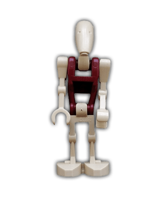 Battle Droid Security with Straight Arm and Dark Red Torso (SW0096) - BricksAndFigsDE