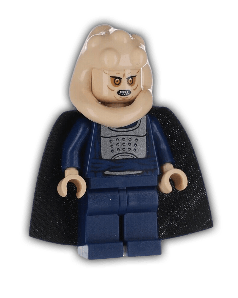 LEGO Star Wars Minifigure Bib Fortuna - Cape, Light Nougat Skin (SW0404) - BricksAndFigsDE