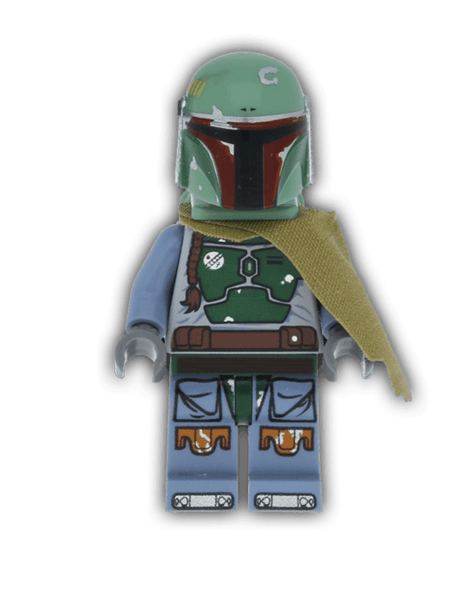 LEGO Star Wars Minifigure Boba Fett - Head Beard Stubble (SW0396) - BricksAndFigsDE