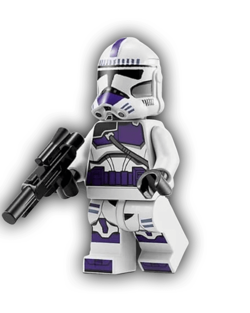 Clone Trooper, 187th Legion (Phase 2) - Nougat Head (SW1207) - BricksAndFigsDE