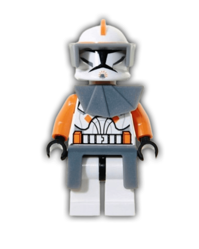 LEGO Star Wars Minifigure Clone Trooper Commander Cody, 212th Attack Battalion (Phase 1) - Visor, Pauldron, and Kama (SW0196) - BricksAndFigsDE