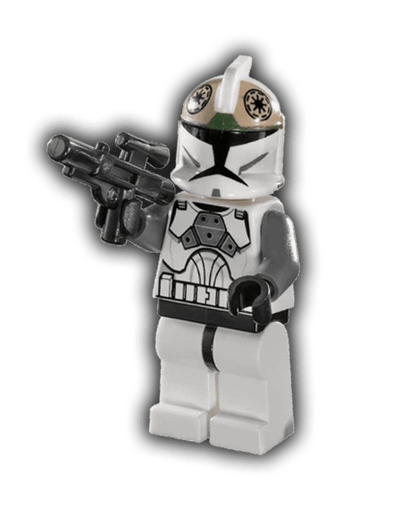 Clone Trooper Gunner (Phase 1) - Large Eyes (SW0221) - BricksAndFigsDE