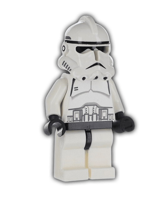 LEGO Clone Trooper (Phase 2) - Black Head, Continuous Mouth (SW0126) - BricksAndFigsDE