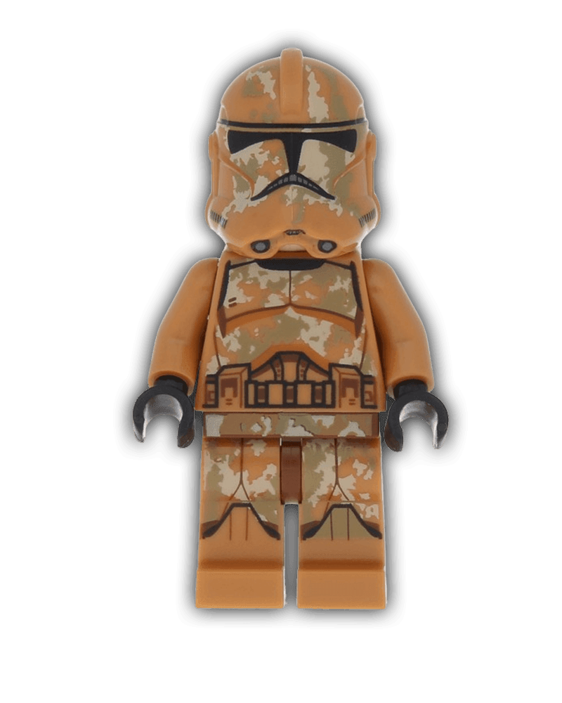 LEGO Star Wars Minifigure Clone Trooper (Phase 2) - Geonosis Camouflage, Scowl (SW0606) - BricksAndFigsDE