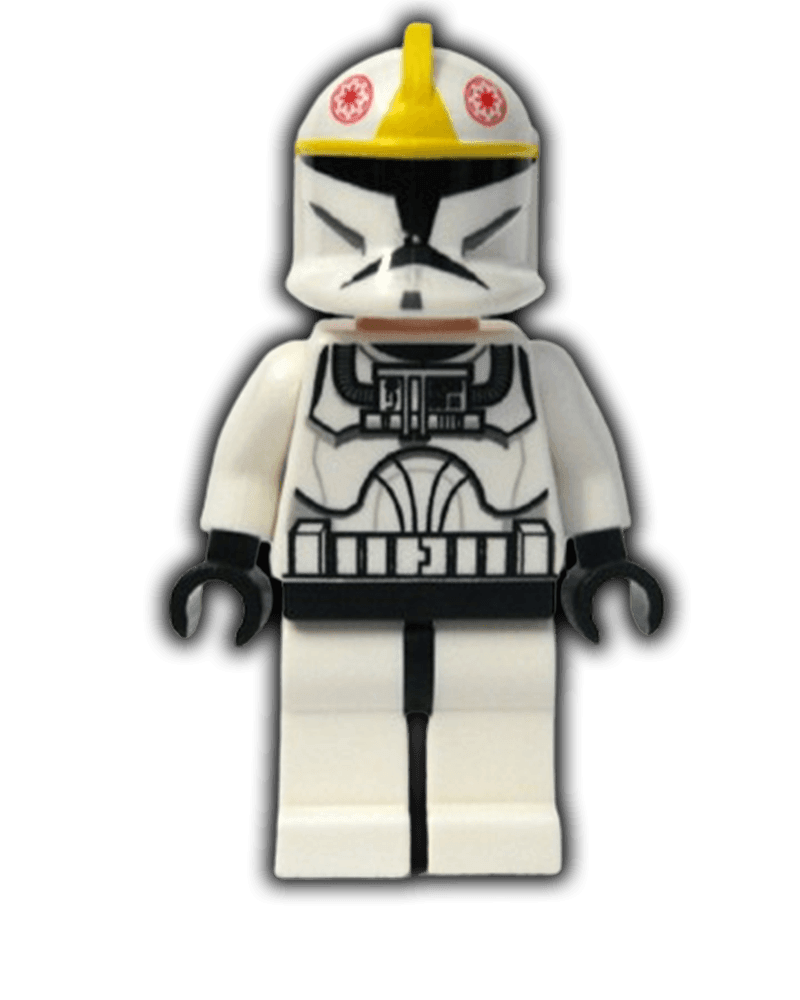 Clone Trooper Pilot (Phase 1) - Yellow Markings, Large Eyes (SW0191) - BricksAndFigsDE