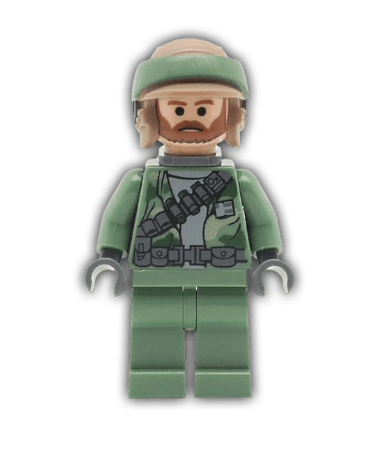 LEGO Star Wars Minifigure Endor Rebel Commando - Beard (SW0240) - BricksAndFigsDE