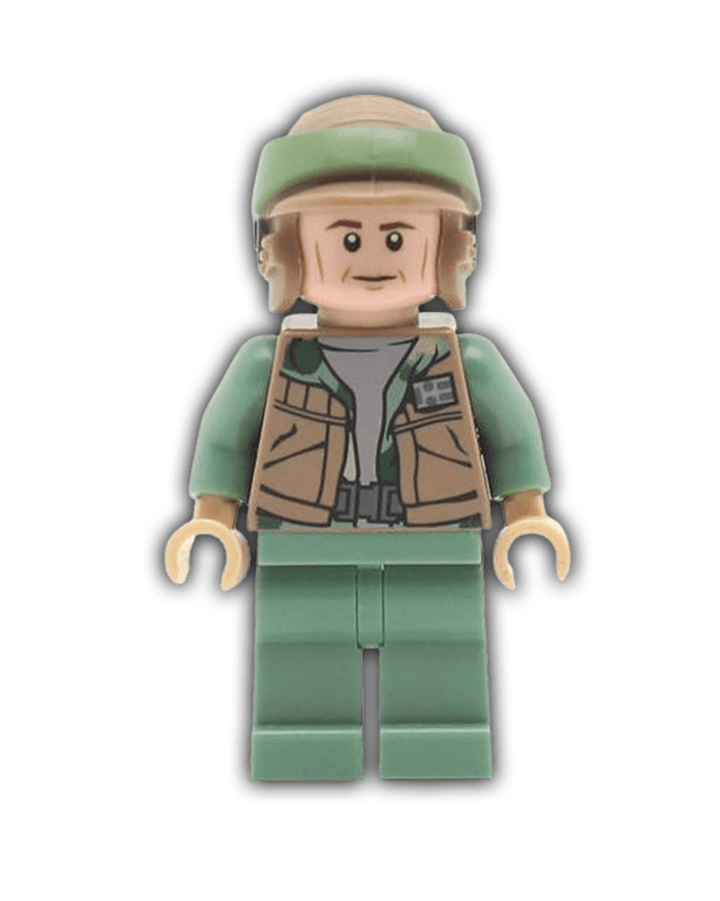 LEGO Endor Rebel Commando - Dark Tan Vest (SW0367) - BricksAndFigsDE