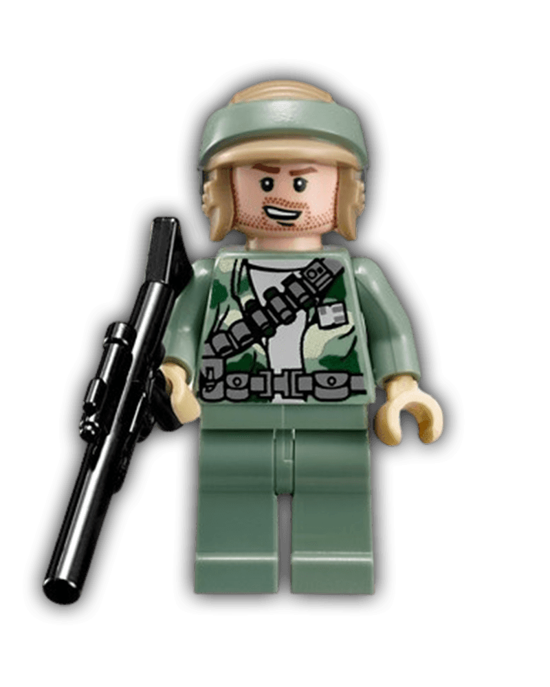 LEGO Star Wars Minifigure Endor Rebel Commando - Stubble (SW0368) - BricksAndFigsDE