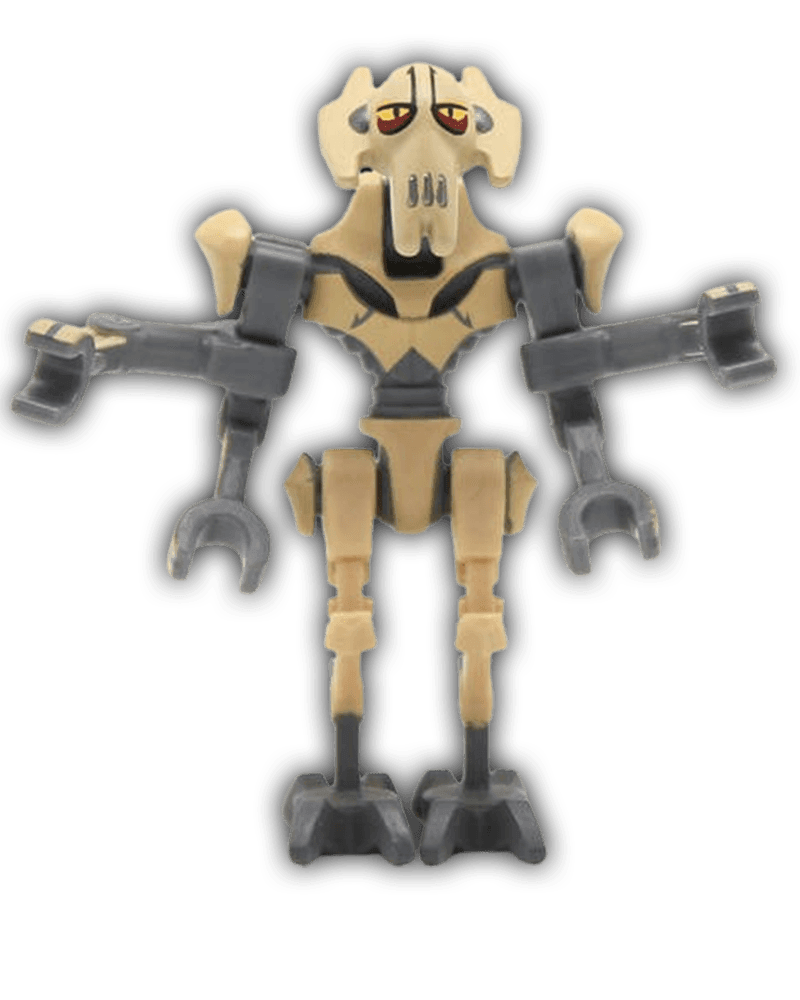 LEGO Star Wars Minifigure General Grievous - Bent Legs, Tan Armor (SW0254) - BricksAndFigsDE